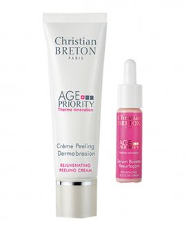 Christian Breton: Набор - Крем отшелушивающий для увядающей кожи + Сыворотка (Stop Surgery Microdermabrasion Peeling Cream)